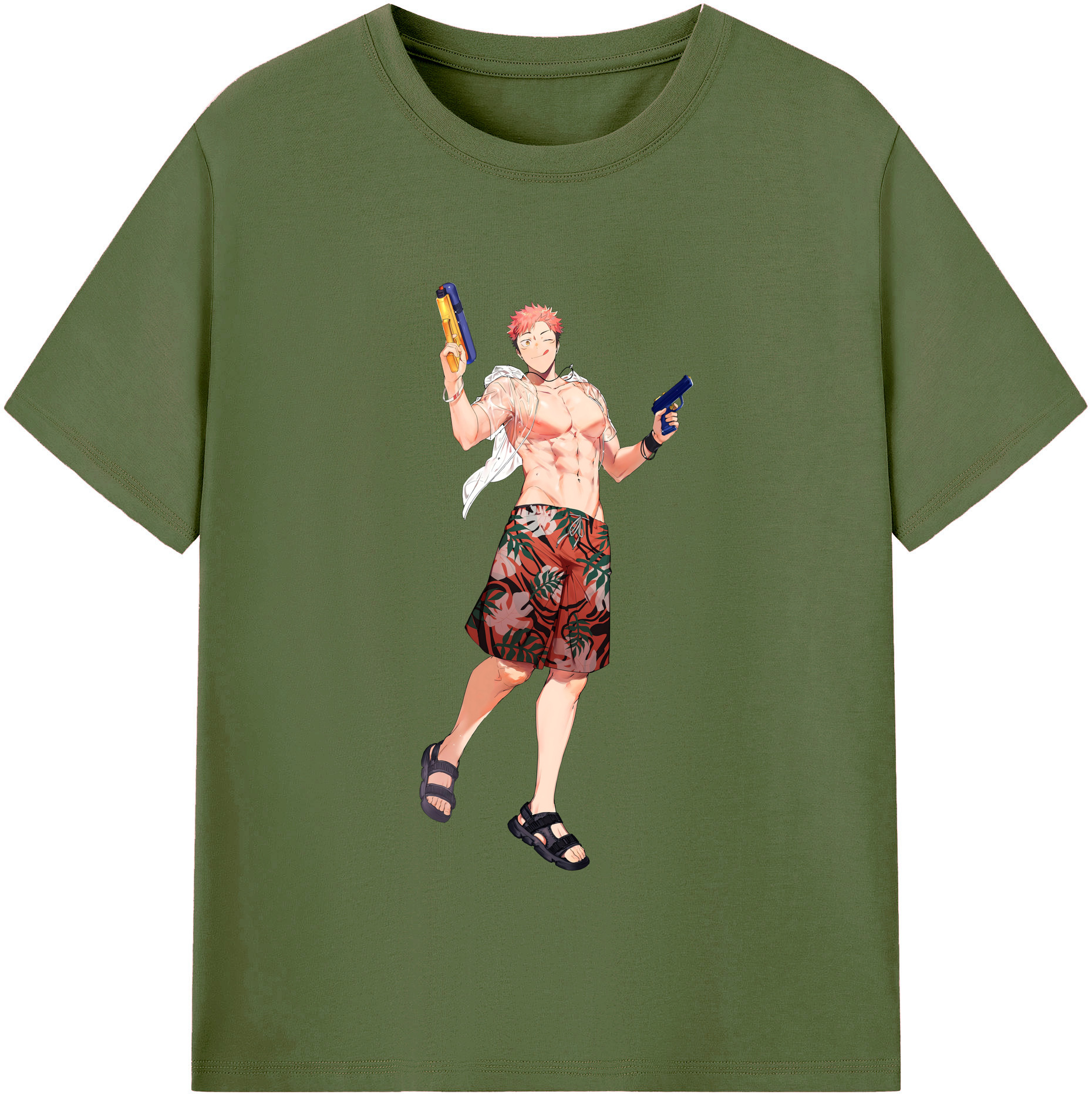 （画像用） 呪術廻戦 Jujutsu Kaisen 綿100％半袖Tシャツ（フロントプリント）